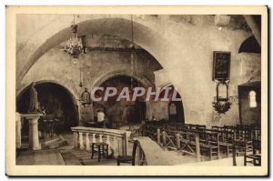 Old Postcard The Interior Leases From & # 39Eglise St Vincent