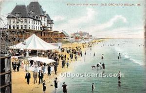 Beach and Fisk House Old Orchard Beach, Maine, ME, USA Unused 