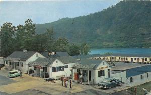 D84/ Gauley West Virginia WV Postcard 1962 Chrome Edgewater Steak House Motel