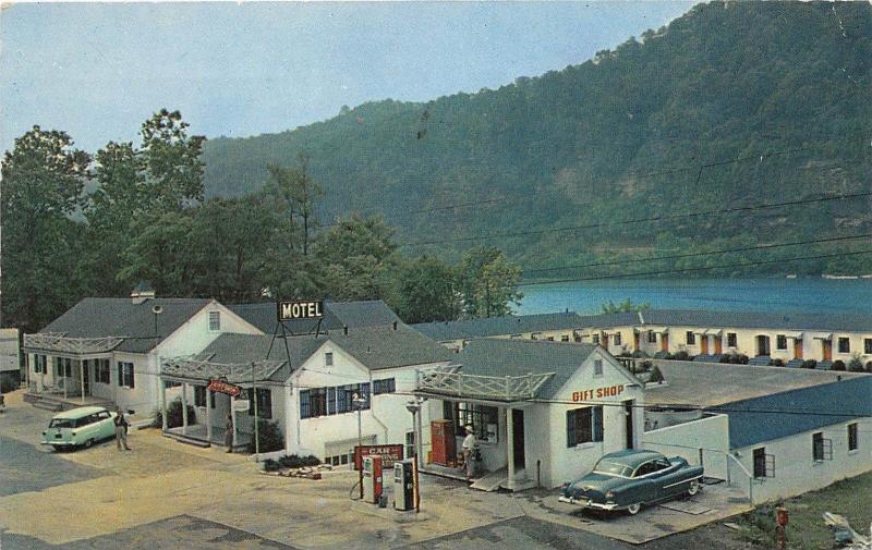 D84/ Gauley West Virginia WV Postcard 1962 Chrome Edgewater Steak House Motel