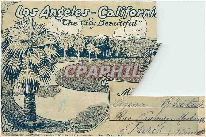 Modern Postcard Los Angeles California The city Beautiful