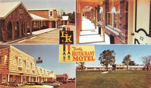 Roadside Advertising    L-K MOTEL & RESTAURANTS  Multi View  VINTAGE  Postcard