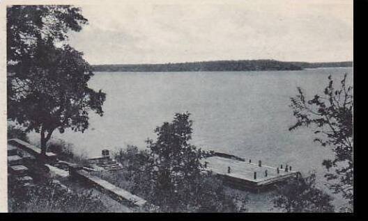 Texas Brownwood The Boat Dock At Brownwood State Park Albertype