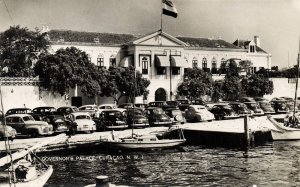 curacao, N.W.I., WILLEMSTAD, Governor's Palace (1950s) RPPC Postcard