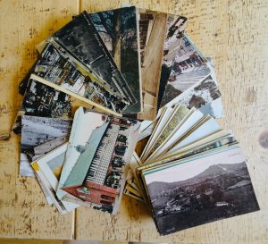 115 WALES / WELSH POSTCARDS collection c1905/1940s era