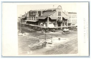 Market House Bridge Square Trolley Bromley Minneapolis MN RPPC Photo Postcard