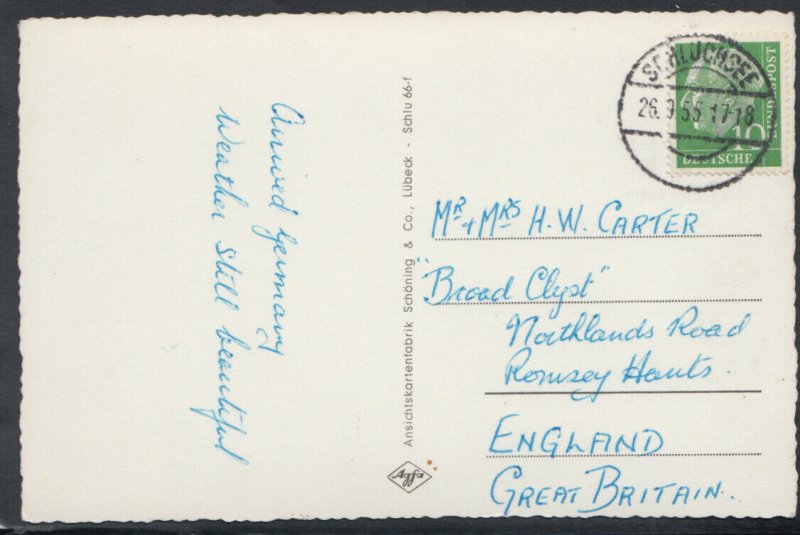 Germany Postcard - Gruss Vom Schluchsee   T3444