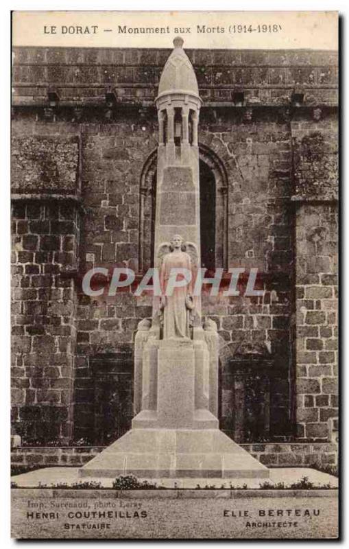 Dorat - War memorial 1914 1918 - Old Postcard