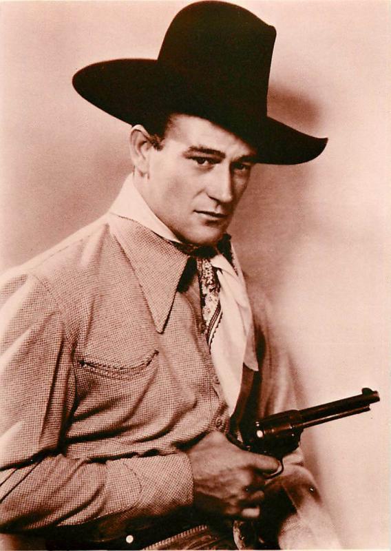John Wayne Cowboy Role in the 1930s Modern Postcard