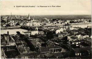 CPA St-GILLES - Panorama et le Pont reliant (167337)