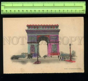 207442 FRANCE PARIS Arc de Triomphe Vintage heliogravure