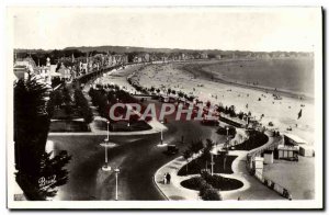 Old Postcard La Baule on Sea Vue Generale De La Plage