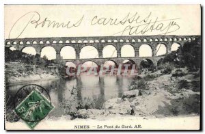 Postcard Old Nimes Pont du Gard