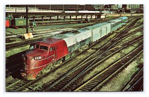 Rock Island Cristine No. 621 Chicago Illinois Postcard Railroad Train