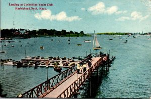 Massachusetts Marblehead Neck Landing St Corinthian Yacht Club 1913