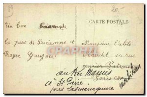 Postcard Old St Pere Vazelay under the steeple