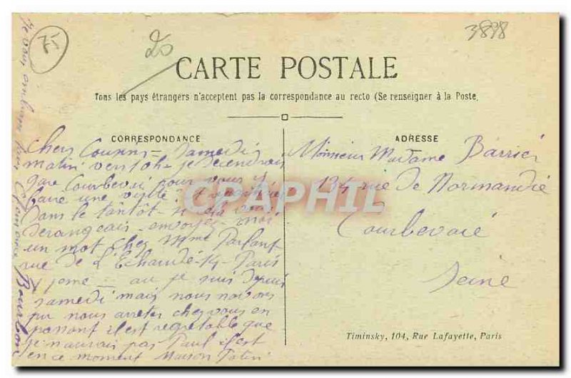 Old Postcard Paris Concorde Square