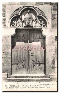 Postcard Old Vezelay Basilica Madeleine Wore Southern Lady and St. Magdalene ...