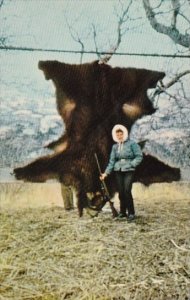 Alaska Hunter With Kodiak Bear