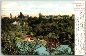 1906 Brewer's Landing Lower Genesee River Rochester New York NY Posted Postcard