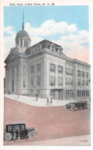 J59/ Little Falls New York Postcard c1910 City Hall Building 185