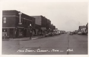 Minnesota Cloquet Main Street 1947 Real Photo