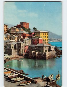 Postcard View of the City, Boccadasse, Genoa, Italy