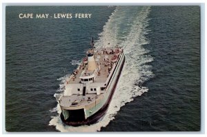 c1950's Passenger Boat Cape May - Lewes Ferry Delaware Bay Postcard