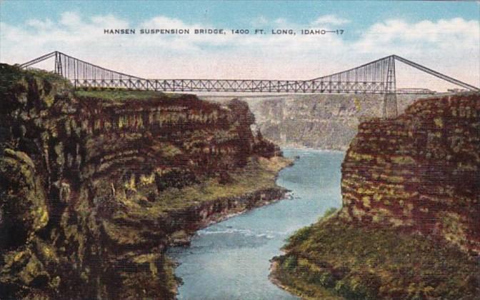 Idaho Hansen Suspension Bridge