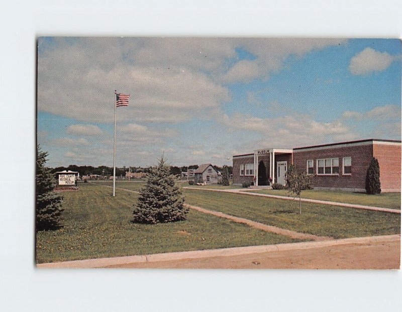 Postcard Pope County Historical Museum, Glenwood, Minnesota