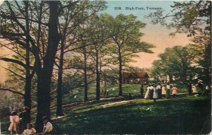 Canada Toronto Ontario High Park vintage postcard