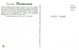 Florida  Starke , Garden Restaurant