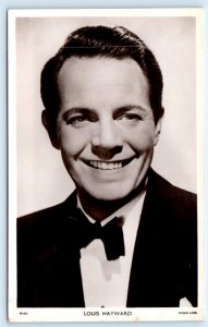 RPPC Famous Actor LOUIS HAYWARD Picturegoer Series Movie Star Postcard