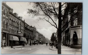 Rotterdam South Holland Netherlands Postcard Nieuwe Binnenweg c1910 RPPC Photo