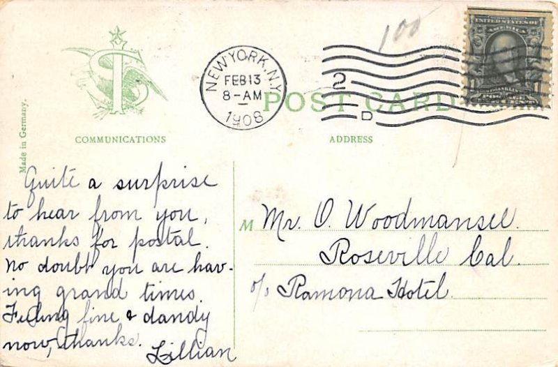 High Bridge New York, USA 1908 