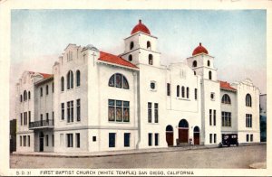 California San Diego First Baptist Church White Temple