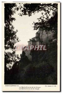 Old Postcard Montserrat Santa Cueva de la Virgen