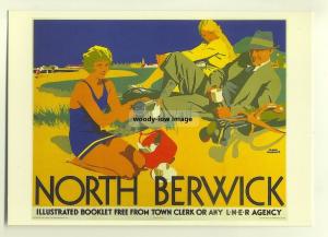 ad2711  -  LNER -  North Berwick  -  modern poster advert postcard