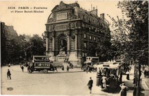 CPA Paris 6e Paris-Fontaine et Place Saint-Michel (312320)