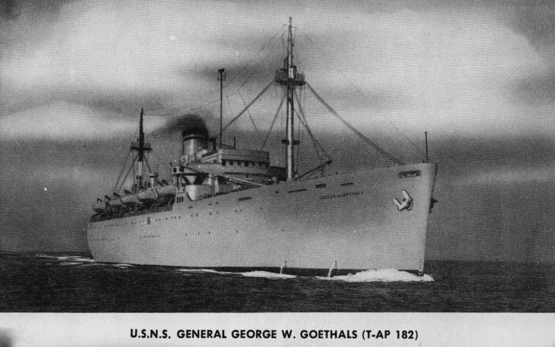 U.S.N.S General George W. Goethals (T.AP 182)  - in 1953