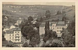 JACHYMOV BOHEMIA CZECH REPUBLIC PANORAMA 1957 PHOTO POSTCARD