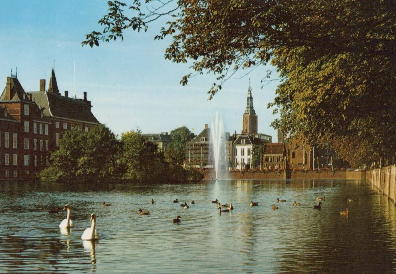 Netherlands Postcard - 's Gravenhage Hofvijver  SW19838
