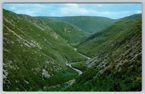 MacKenzie River, Pleasant Bay, Cape Breton, Nova Scotia, Vintage 1968 Postcard