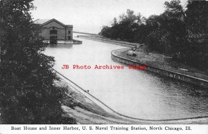 IL, Chicago, Illinois, Naval Training Station, Boat House & Inner Harbor