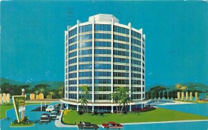 Tallahassee Florida 1971 Postcard Holiday Inn Downtown Motel