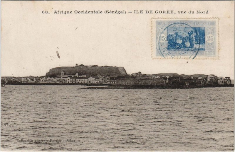 CPA AK ILE DE GOREE Vue du Nord SENEGAL (1222977)