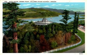 Oregon - The Vista House, Crown Point along the Columbia River Highway - c1930