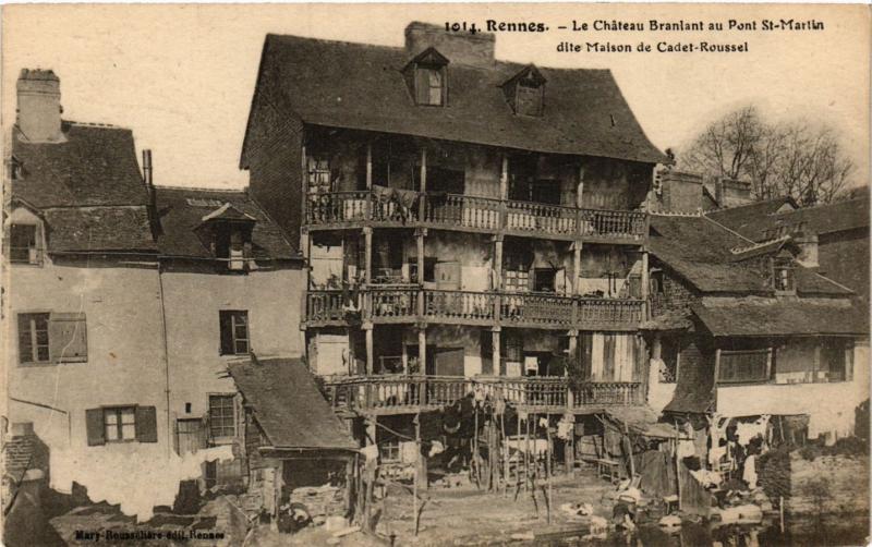 CPA RENNES - Le Chateau Braniant au Pont St-Martin dite Maison de... (356886)