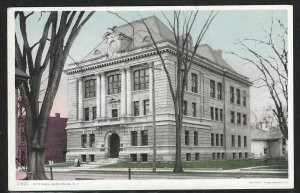 City Hall, Glen Falls, New York,  Early Postcard, Detroit Publishing Co.