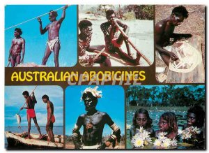 Postcard Modern Australian Aborigines Ancient traditions and crafts still thr...